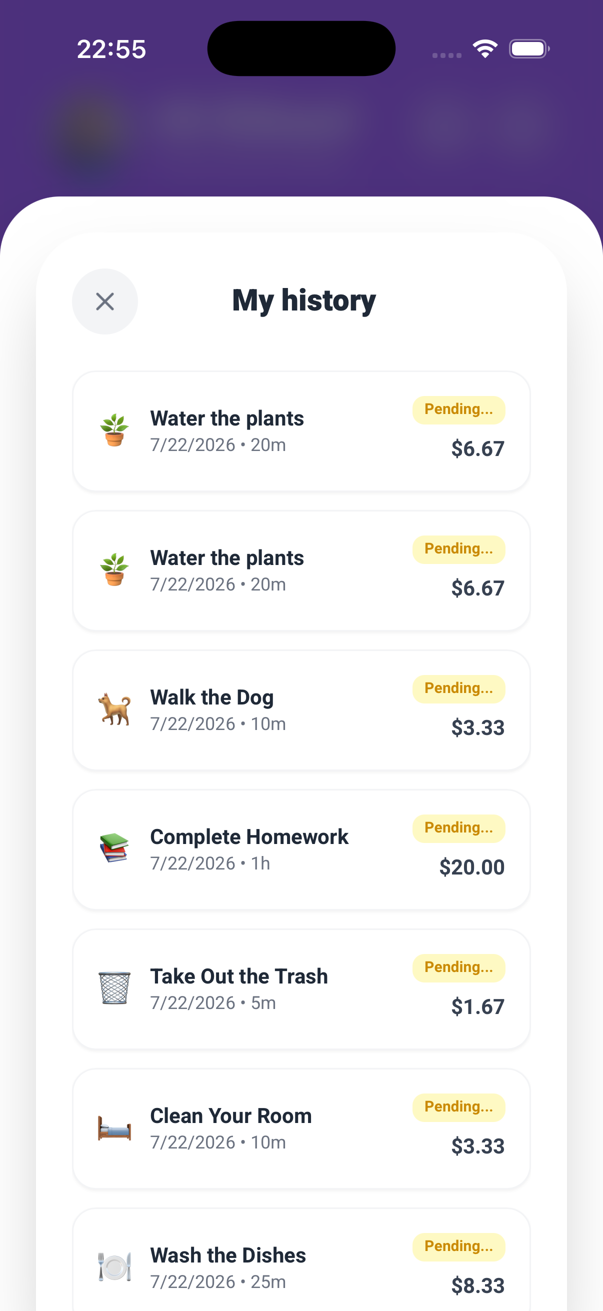 Taskids App Screen 5