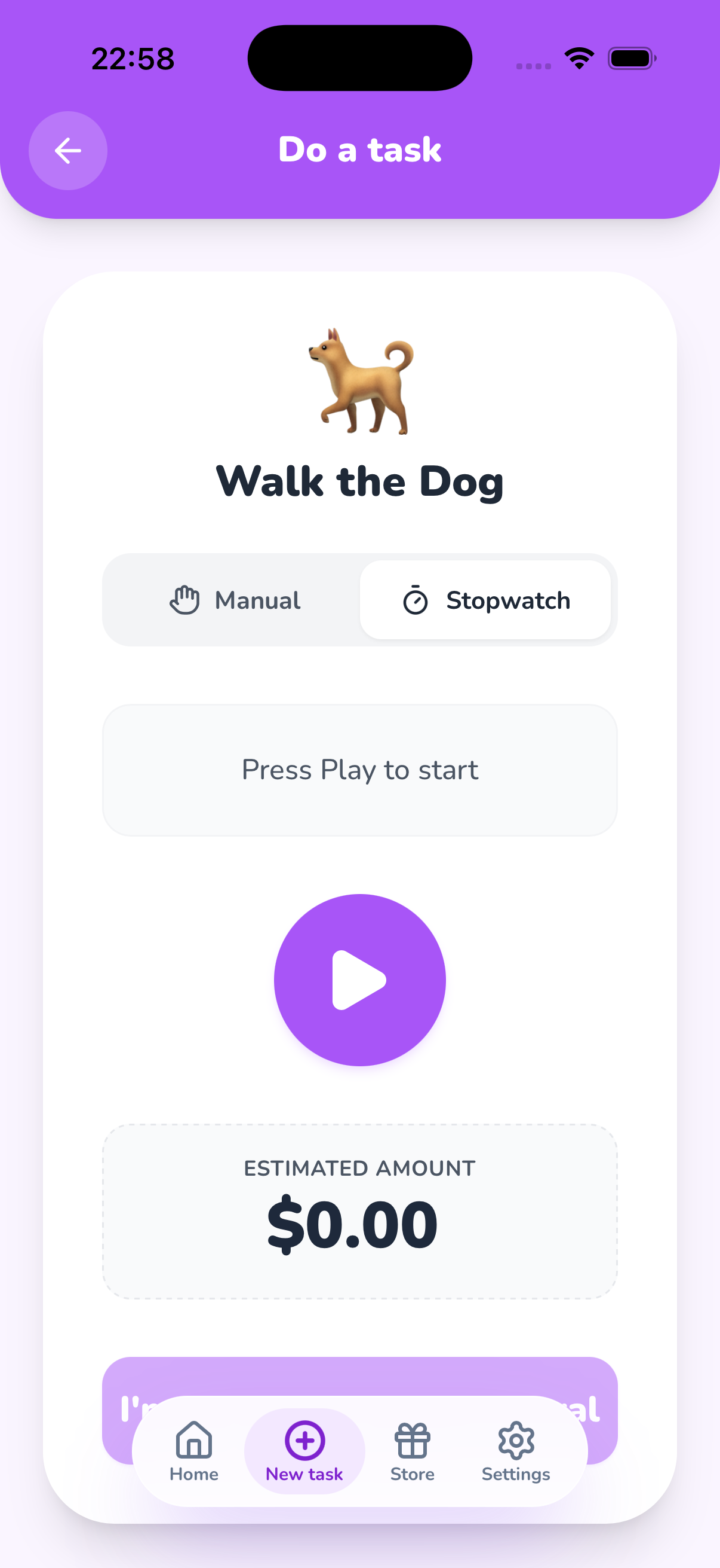 Taskids App Screen 8