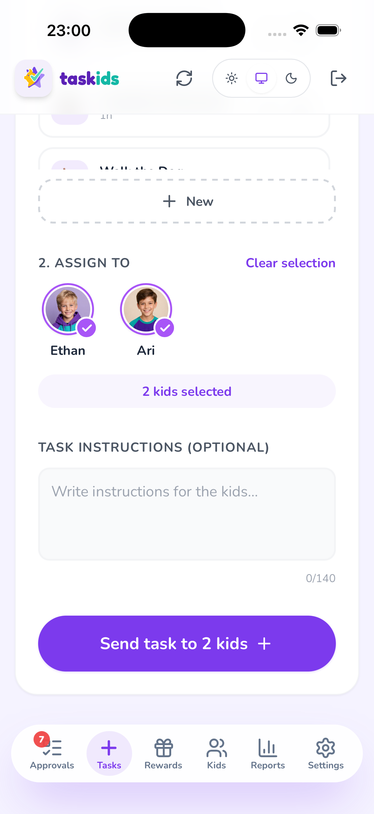 Taskids App Screen 15